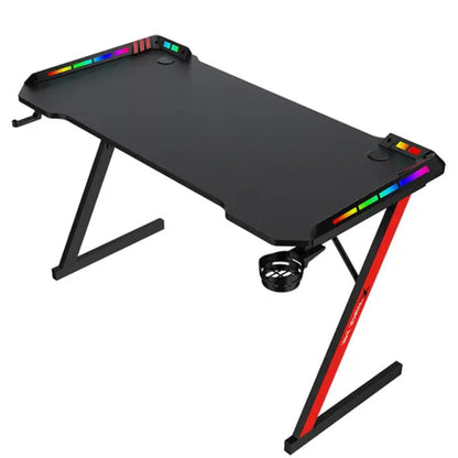שולחן גיימינג עם תאורת RGB אורך 110 ס"מ דגם Xtrike Me DK-05