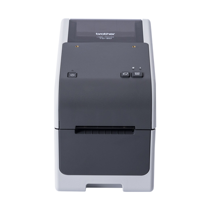 מדפסת תוויות שולחנית Brother TD-2350D (רוחב 2 אינץ') ברזולוציה גבוהה של 300dpi, המשלבת דיוק מקצועי וביצועים מהירים במבנה קומפקטי החוסך מקום בשולחן העבודה