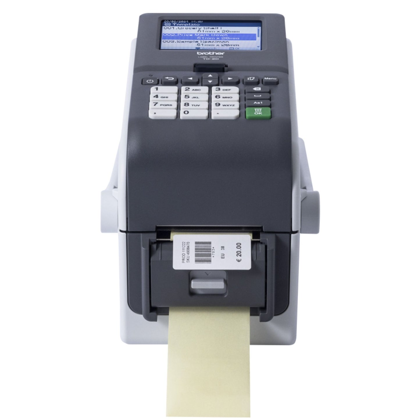 מדפסת תוויות שולחנית 2 אינץ' Brother TD-2350DSAH300 300dpi