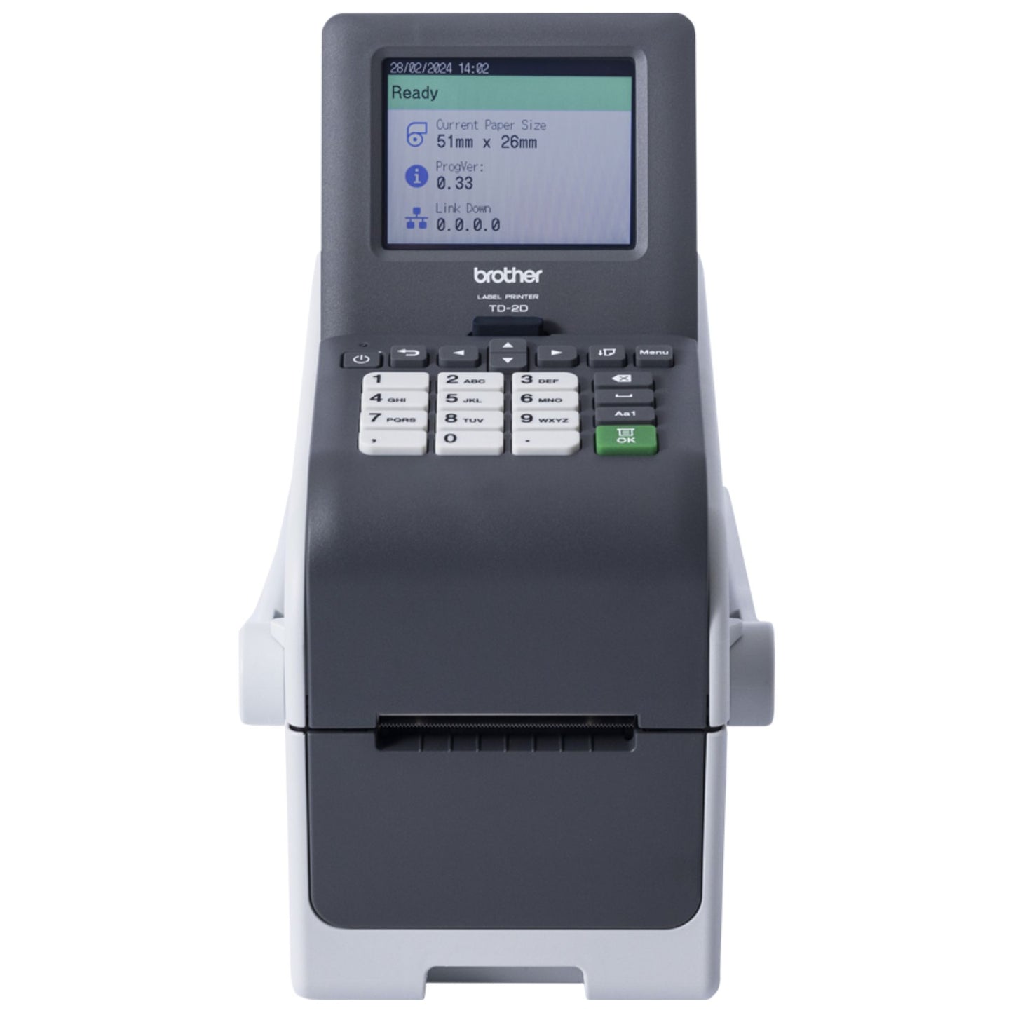מדפסת תוויות שולחנית 2 אינץ' Brother TD-2350DSAH300 300dpi