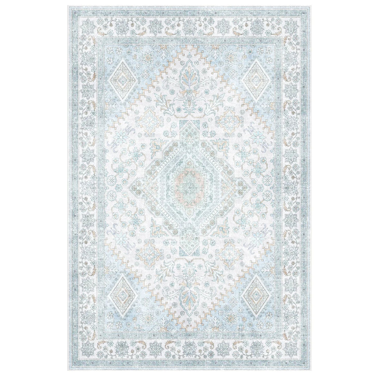 שטיח Azure Sky של Buona Casa בגודל 230*160 ס"מ, המעניק מראה מודרני ויוקרתי המשרה אווירה של רוגע ומרחב בחלל המגורים