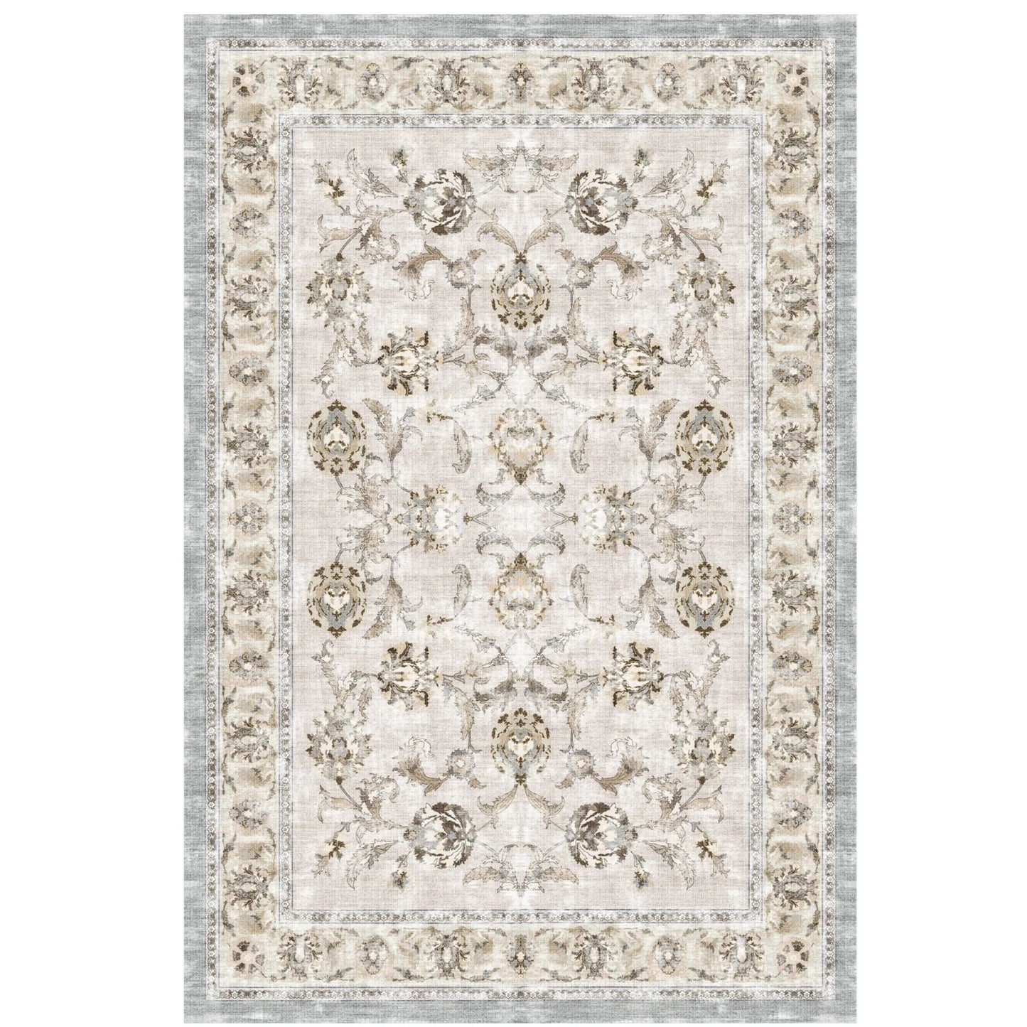 שטיח Damascus- Deluxe של Buona Casa בגודל 170*120 ס"מ, המעניק שילוב מושלם של עיצוב בהשראת הטבע ונוכחות מרשימה בחללי מגורים ממוצעים.