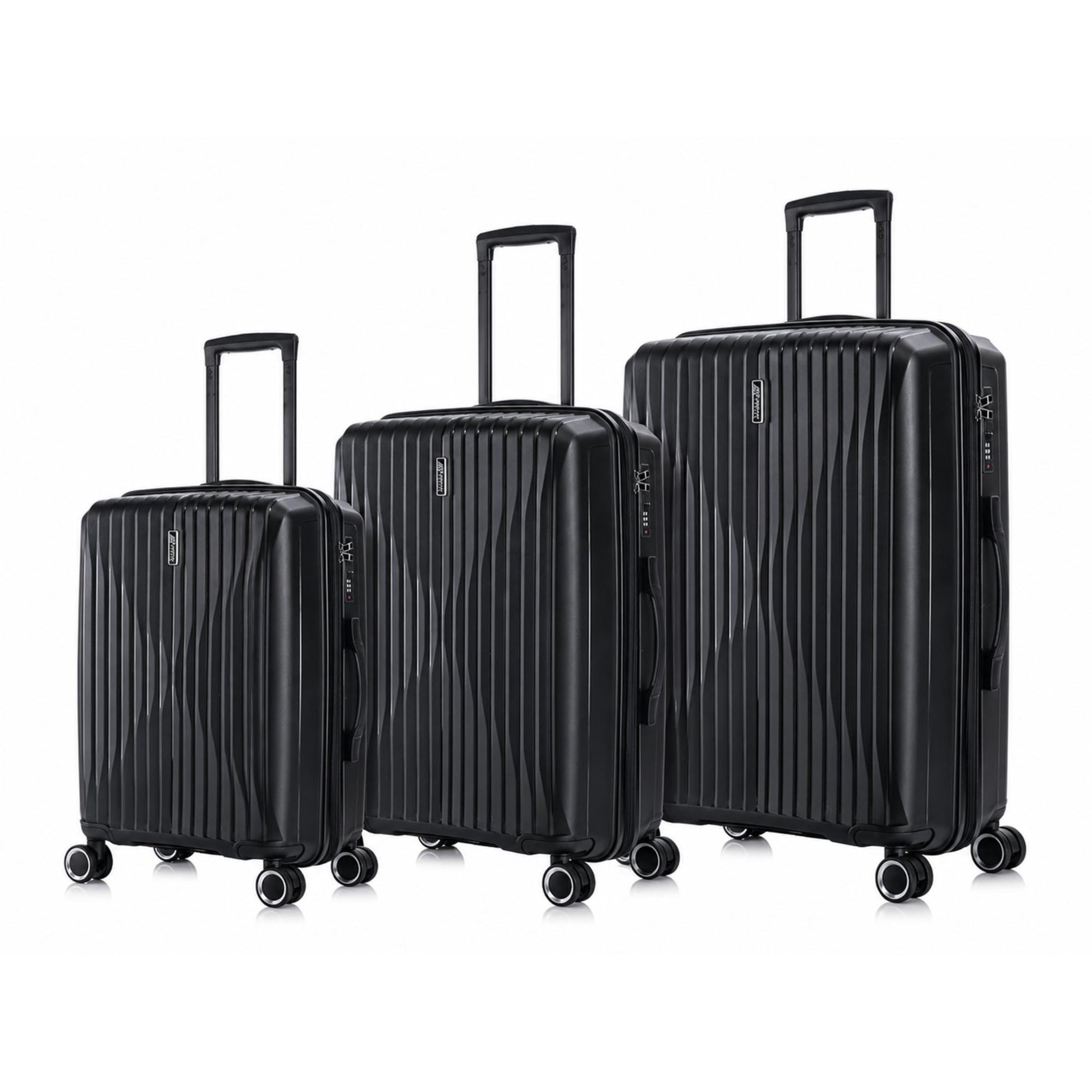 סט 3 מזוודות קשיחות American Traveler Luggage Dis065