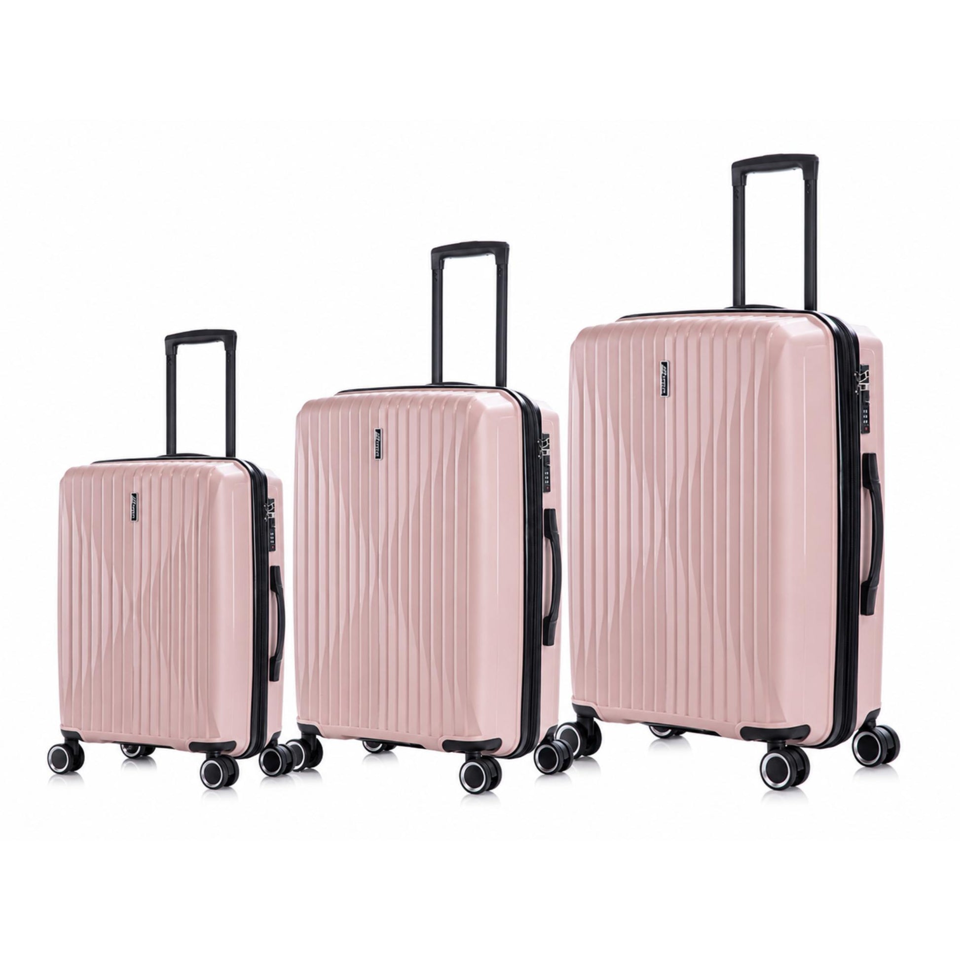 סט 3 מזוודות קשיחות American Traveler Luggage Dis065