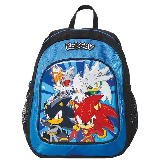 תיק גן נועם Sonic+DC שחור/כחול