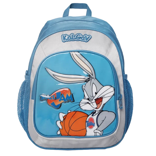 תיק גן נועם SPACE JAM כחול/אפור