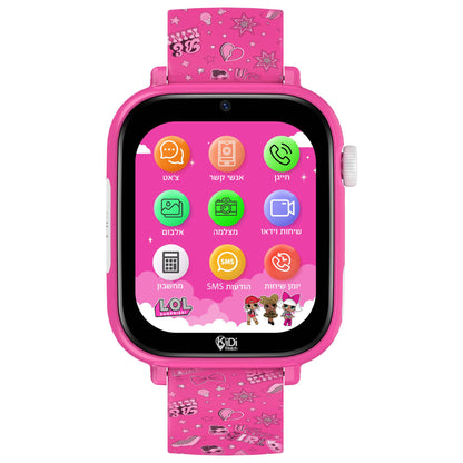 שעון חכם לילדים KidiWatch Friends LOL (2026) 4G שנה אחריות ע"י היבואן הרשמי