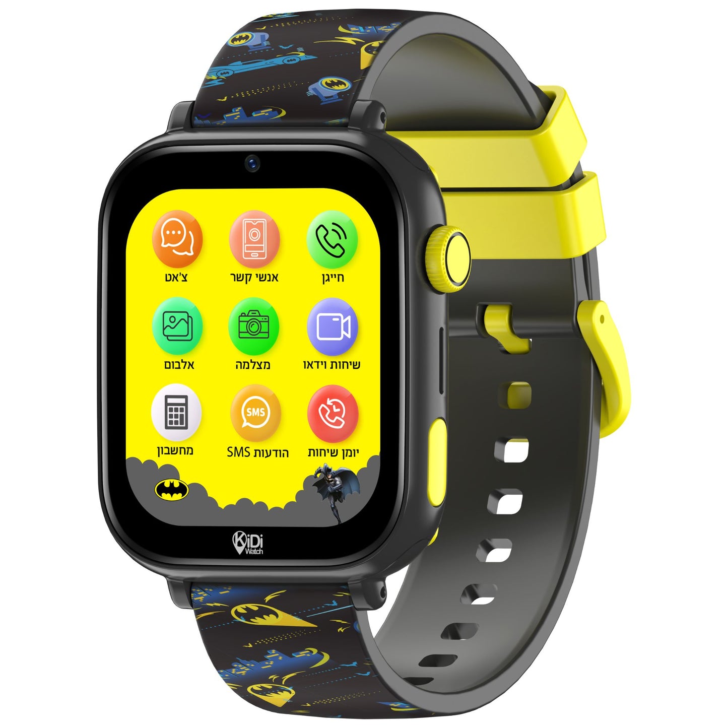 שעון חכם לילדים KidiWatch Friends  Batman (2026) 4G שנה אחריות ע"י היבואן הרשמי