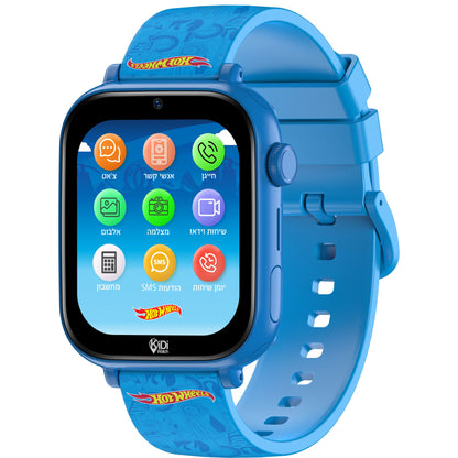שעון חכם לילדים KidiWatch Friends Hot Wheels (2026) 4G שנה אחריות ע"י היבואן הרשמי