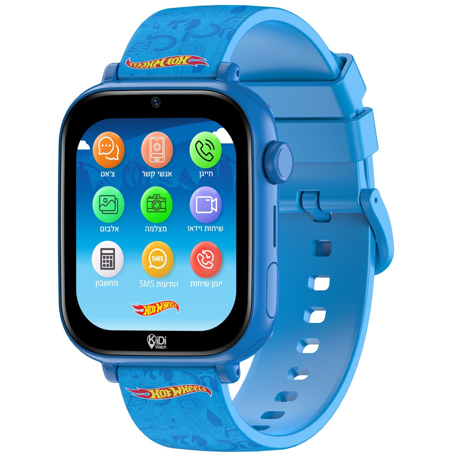 שעון חכם לילדים KidiWatch Friends Hot Wheels (2026) 4G שנה אחריות ע"י היבואן הרשמי