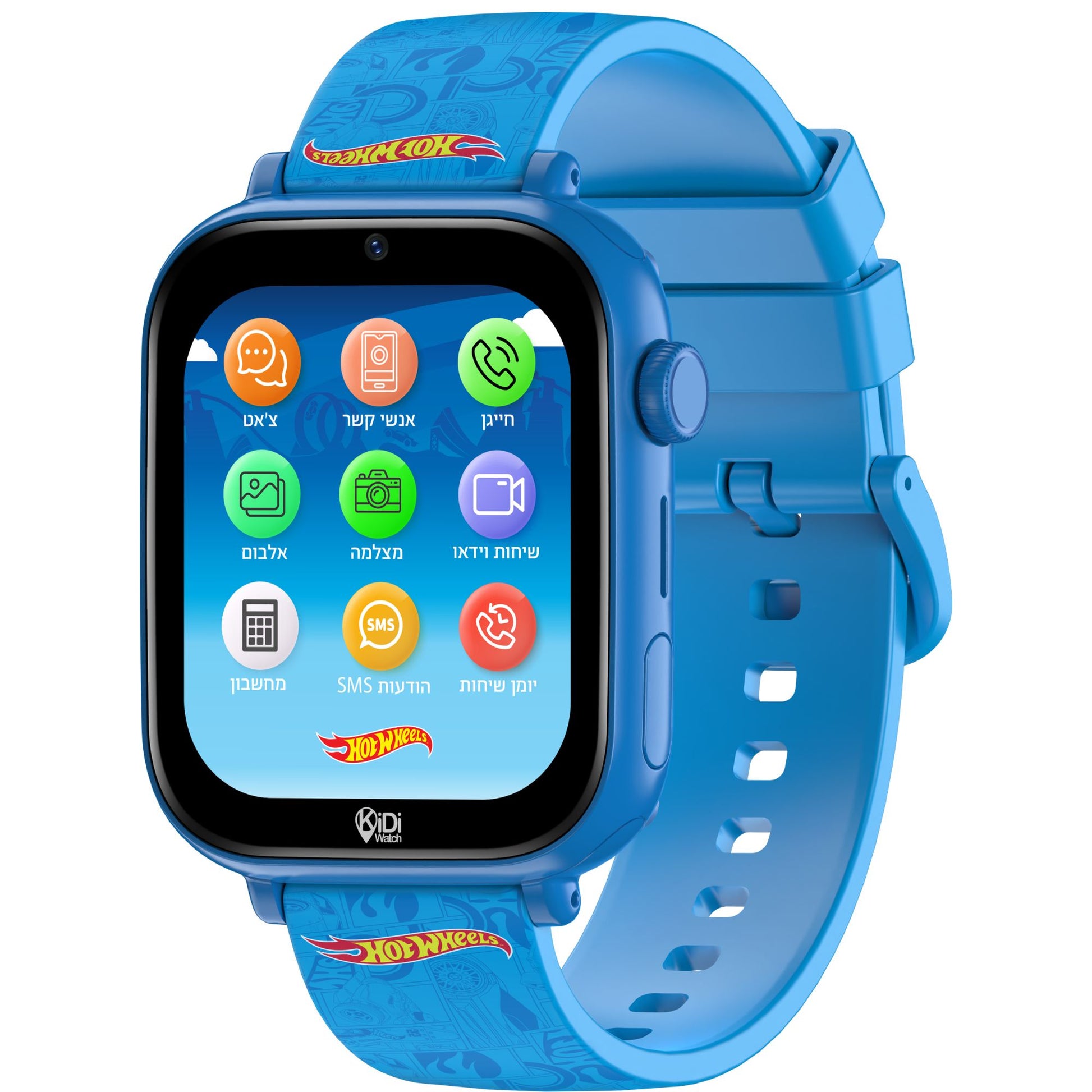 שעון חכם לילדים KidiWatch Friends Hot Wheels (2026) 4G שנה אחריות ע"י היבואן הרשמי