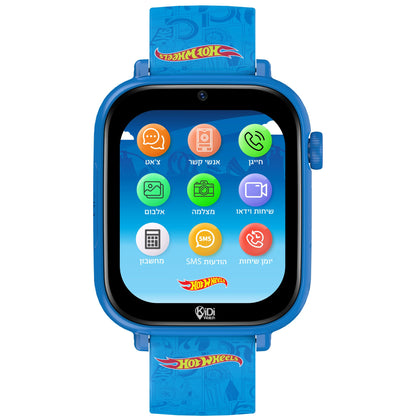 שעון חכם לילדים KidiWatch Friends Hot Wheels (2026) 4G שנה אחריות ע"י היבואן הרשמי