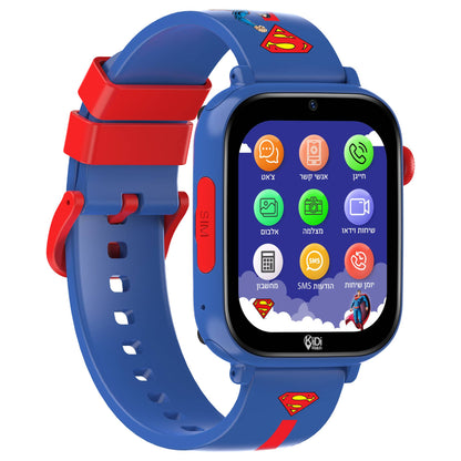 שעון חכם לילדים KidiWatch Friends Superman (2026) 4G שנה אחריות ע"י היבואן הרשמי
