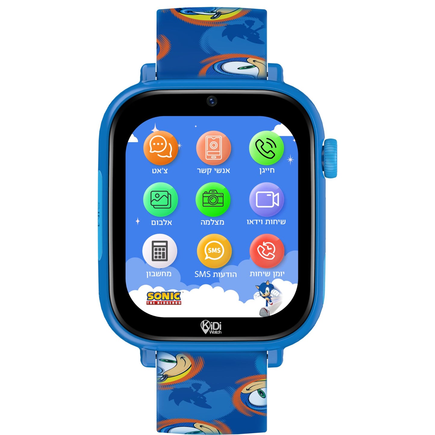 שעון חכם לילדים KidiWatch Friends Sonic (2026) 4G שנה אחריות ע"י היבואן הרשמי