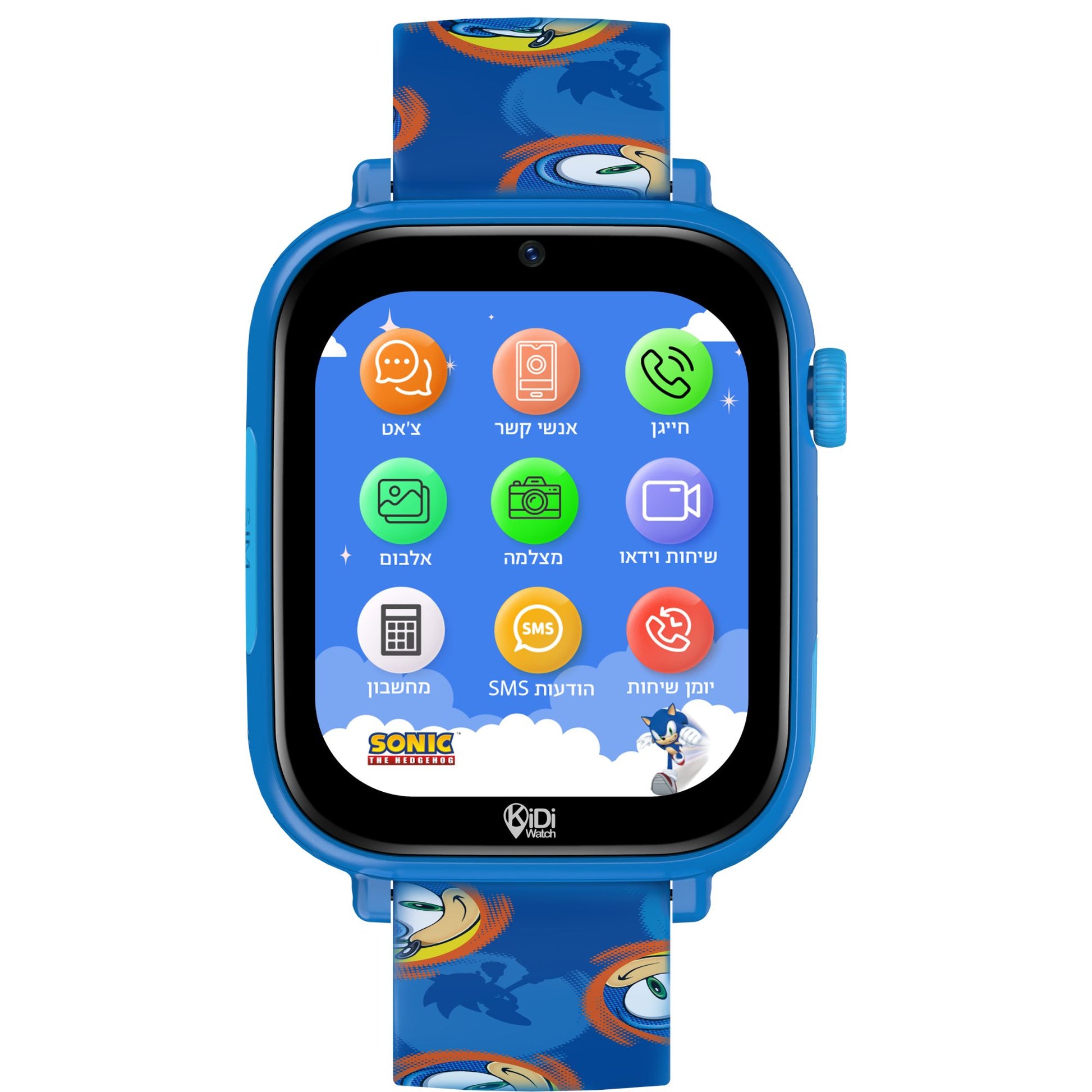 שעון חכם לילדים KidiWatch Friends Sonic (2026) 4G שנה אחריות ע"י היבואן הרשמי