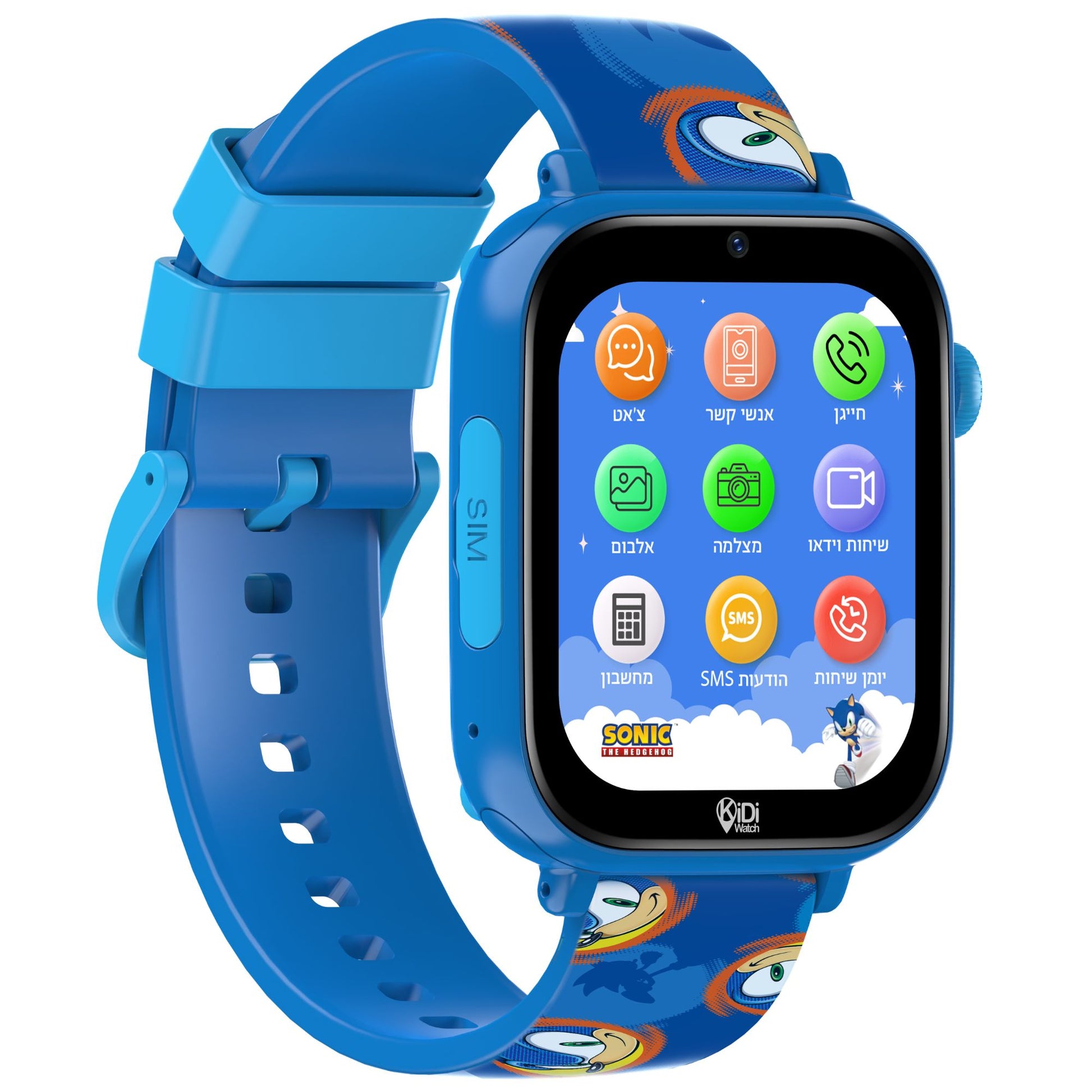 שעון חכם לילדים KidiWatch Friends Sonic (2026) 4G שנה אחריות ע"י היבואן הרשמי