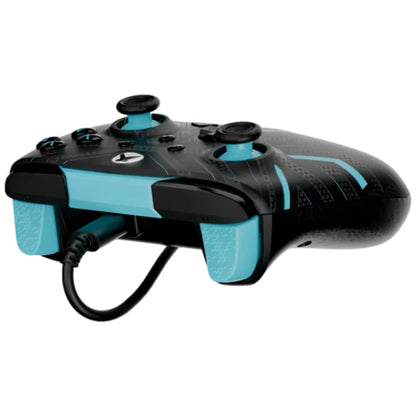 בקר גיימינג חוטי Turtle Beach PDP Rematch Glow Advanced Wired Titan Steel PC/Xbox