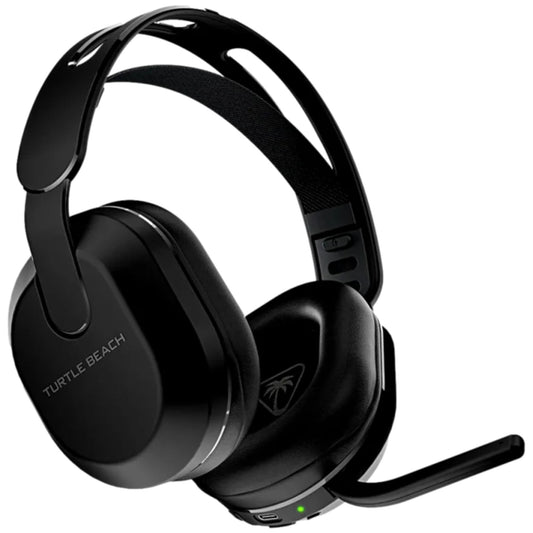 "אוזניות גיימינג אלחוטיות Turtle Beach Stealth 500 (דור 3) ל-PS5, המציעות שילוב מנצח של נוחות אולטרה-קלה, סאונד עוצמתי וחופש אלחוטי מוחלט בעיצוב מודרני.