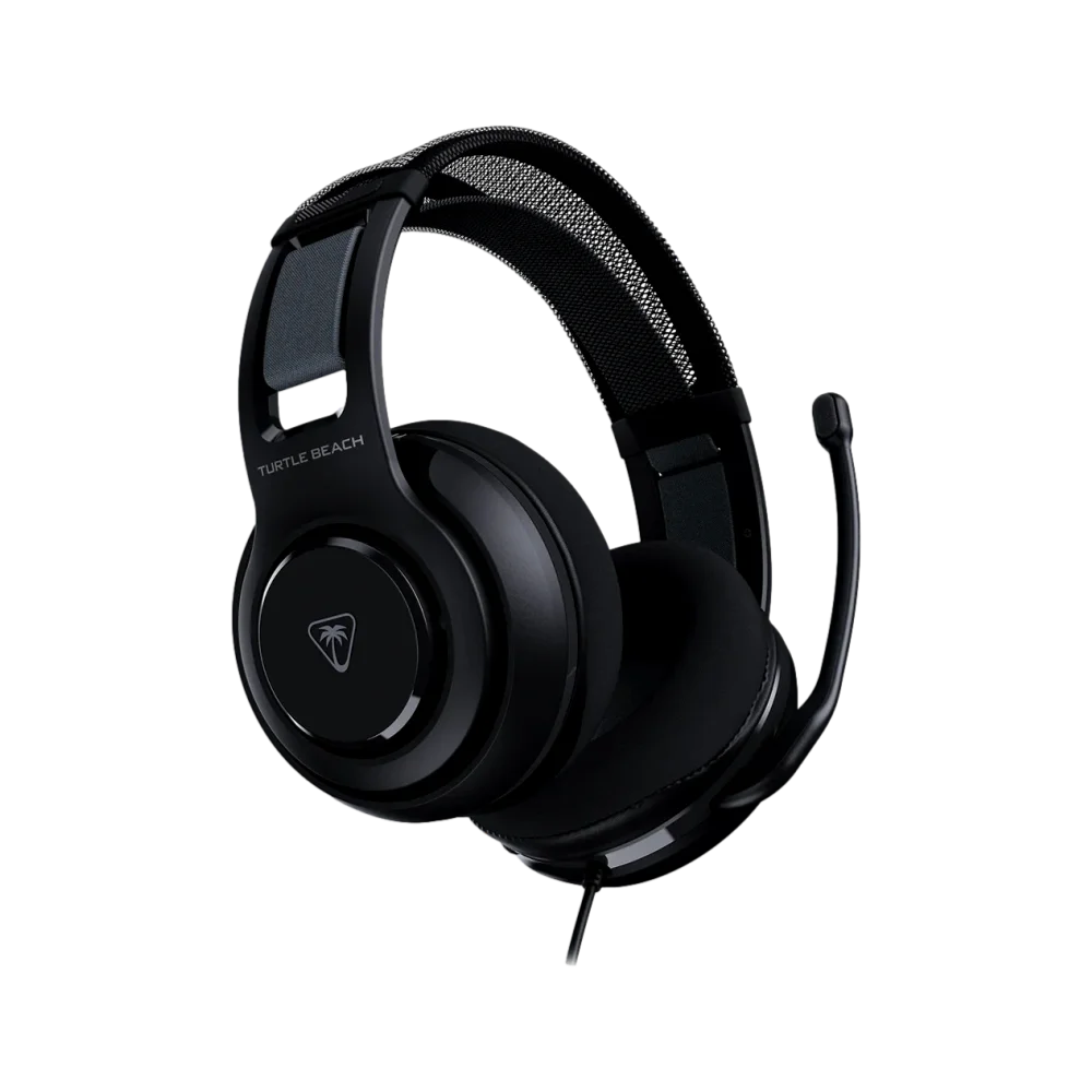אוזניות גיימינג חוטיות Turtle Beach Atlas 200 לשימוש במגוון פלטפורמות, המספקות שמע איכותי ונוחות מקצועית לשיפור חוויית המשחק והביצועים של הגיימר