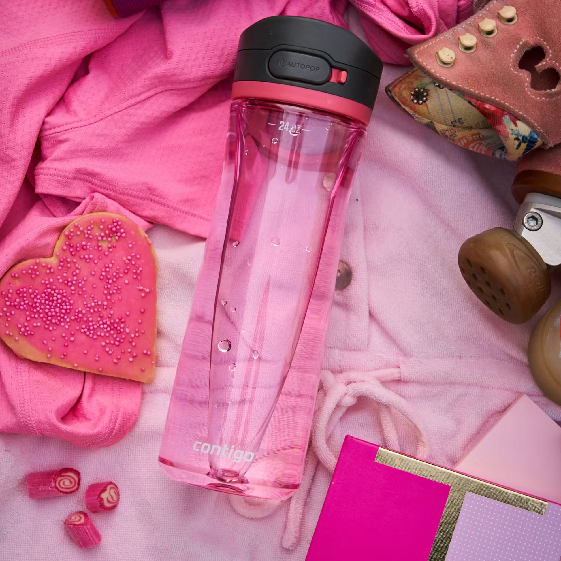 בקבוק שתייה דגם 2.0 Contigo Jackson ורוד- 720 מ"ל