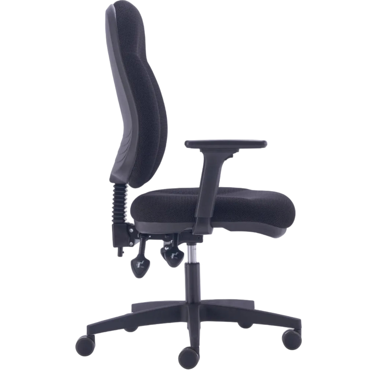 כיסא משרדי מבד Optima עם ידיות מתכווננות ב-3 מצבים