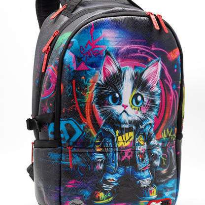 תיק גב Cat Urban Street Art Pu