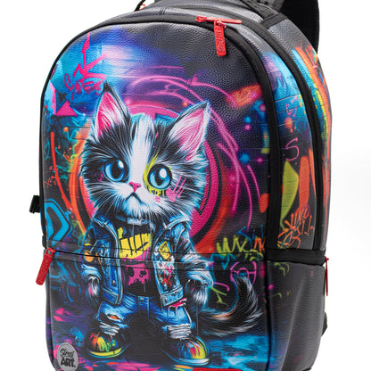 תיק גב Cat Urban Street Art Pu