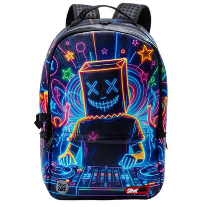 תיק גב DJ NEON STREET ART PU