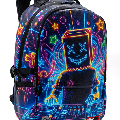 תיק גב DJ NEON STREET ART PU