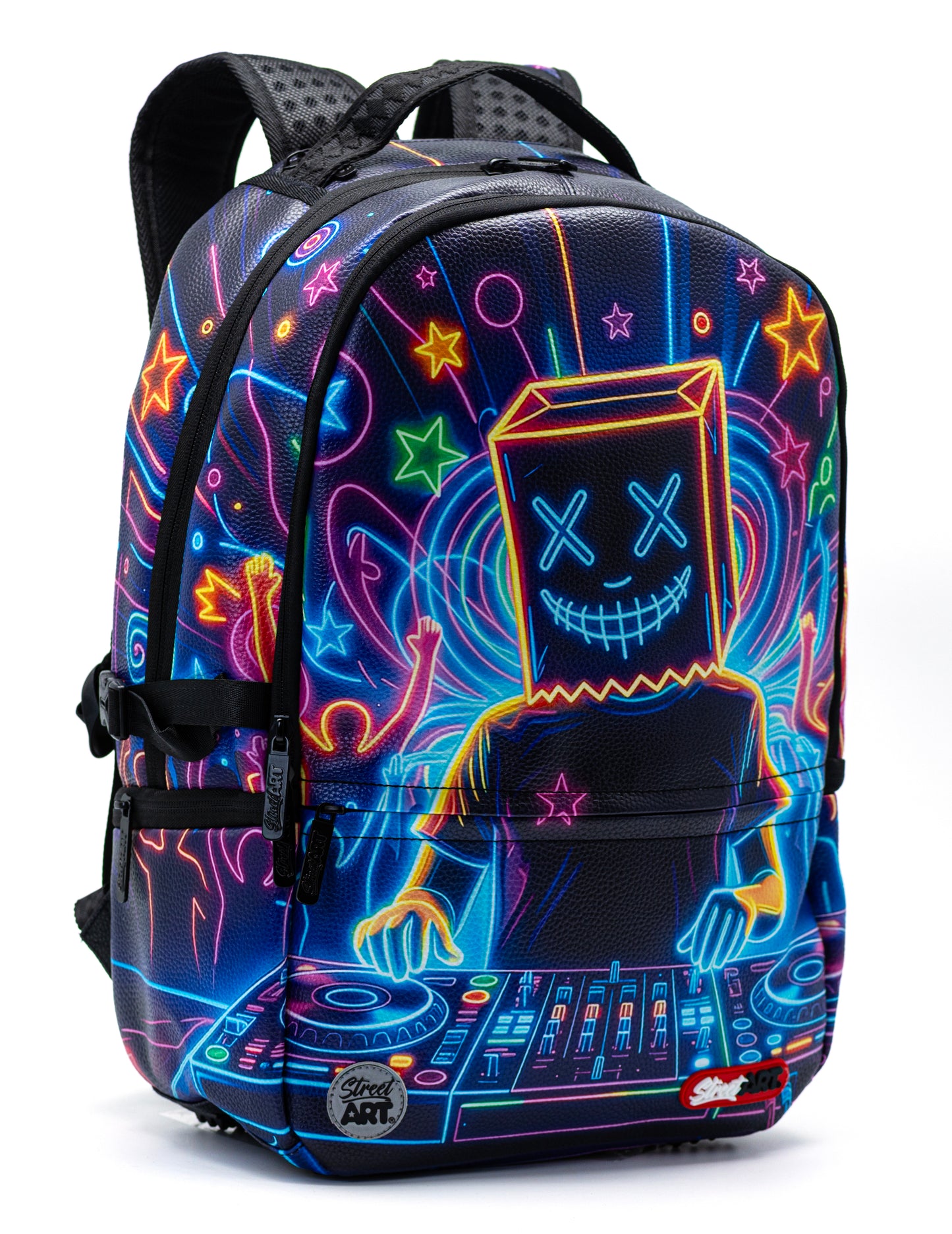 תיק גב DJ NEON STREET ART PU