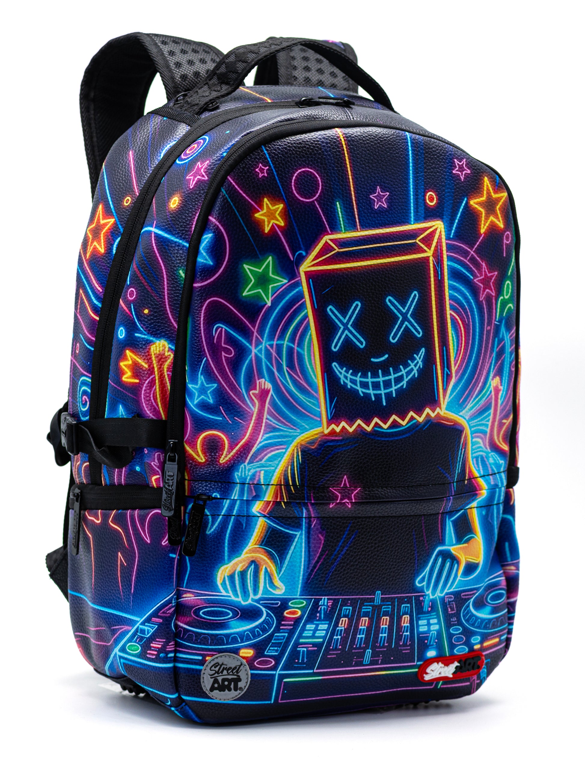 תיק גב DJ NEON STREET ART PU
