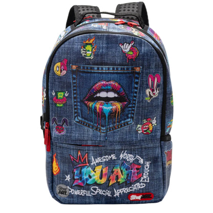 תיק גב Jeans Lips Street Art Pu