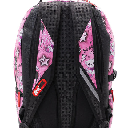 תיק גב Pink Bear Street Art Pu