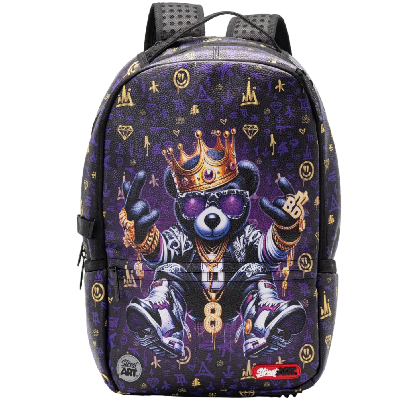 תיק גב King Bear Street Art Pu