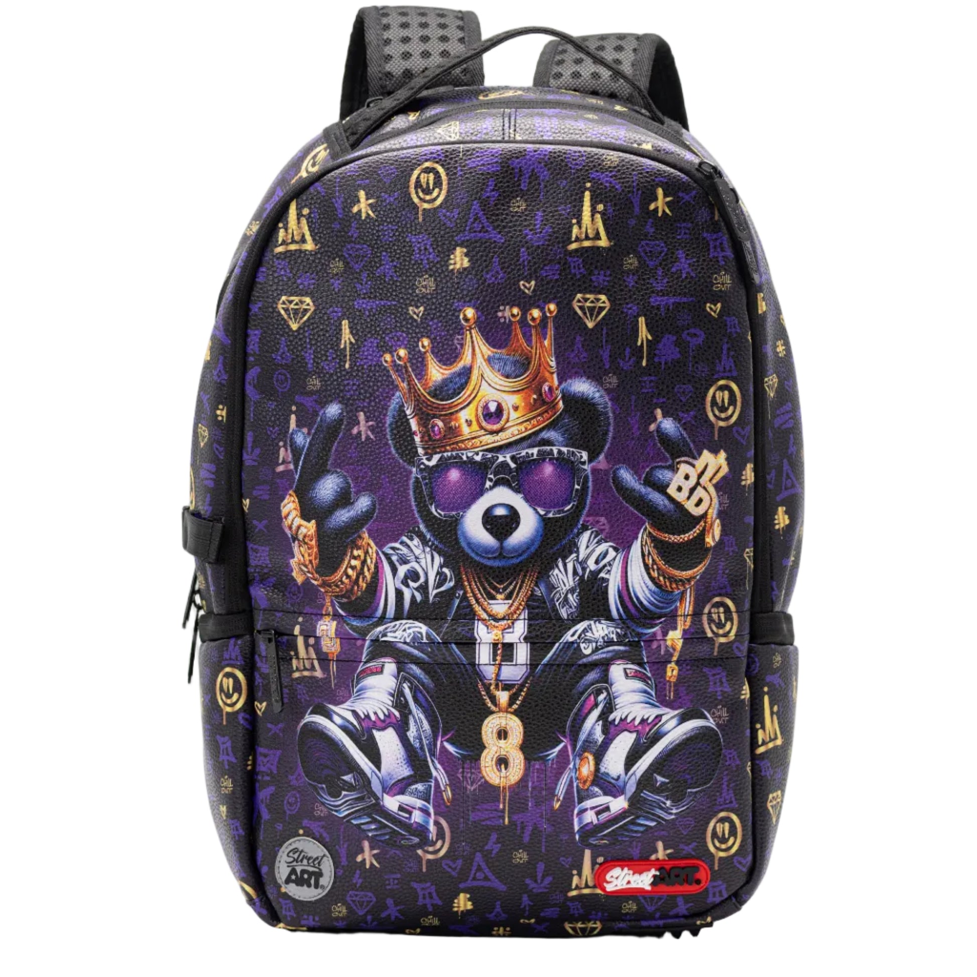 תיק גב King Bear Street Art Pu