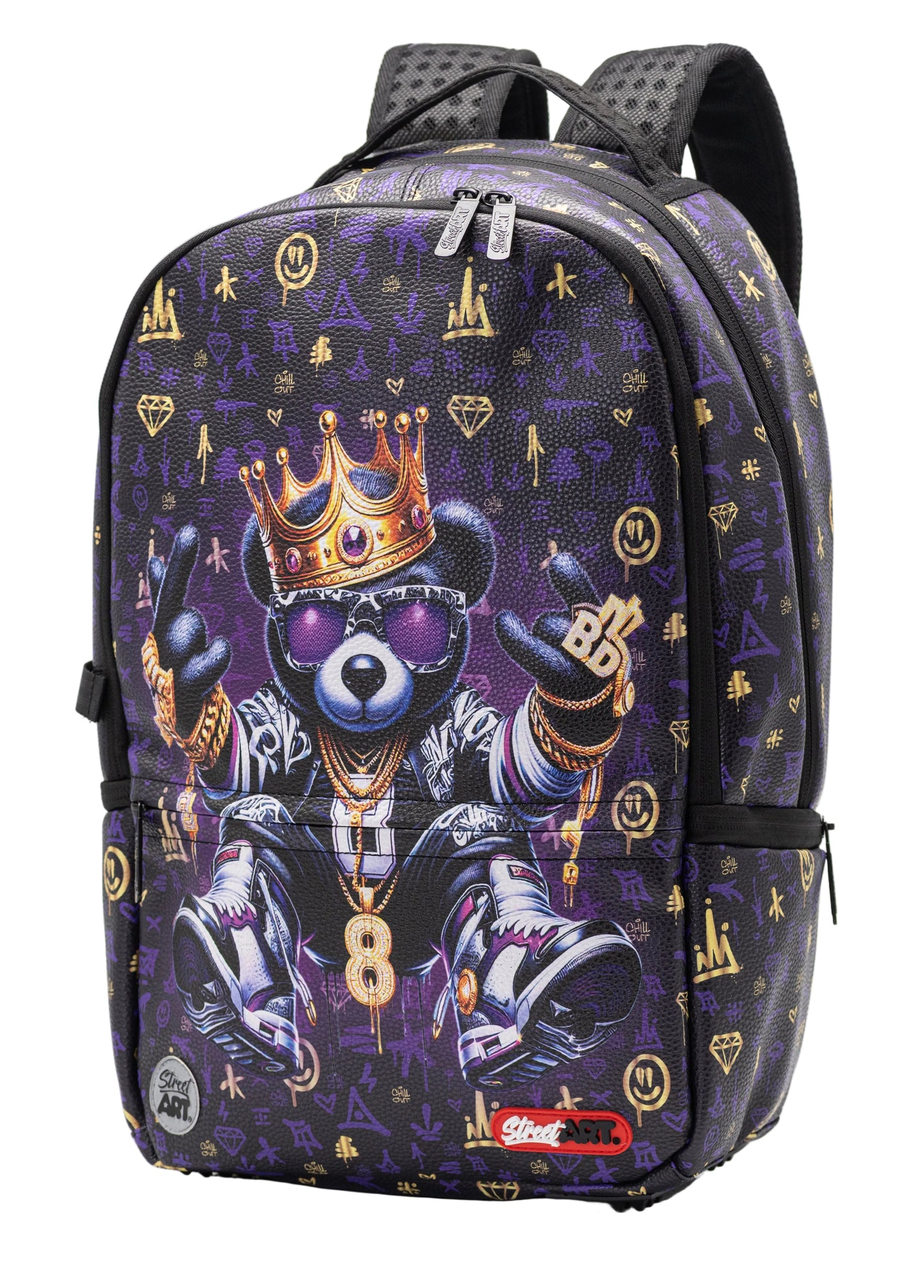 תיק גב King Bear Street Art Pu