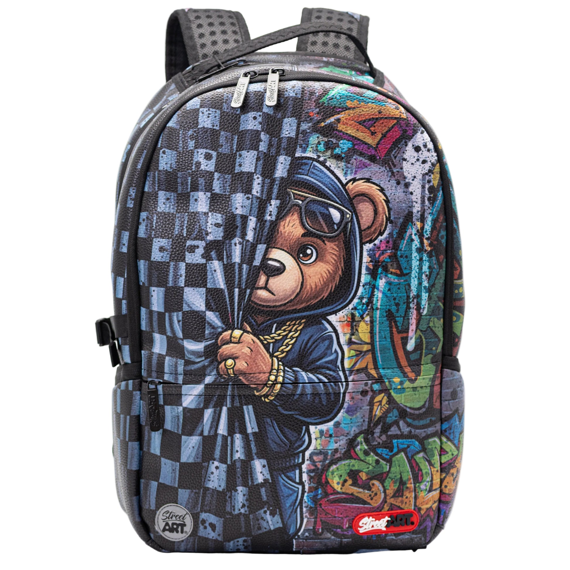 תיק גב Curtain Bear Street Art Pu