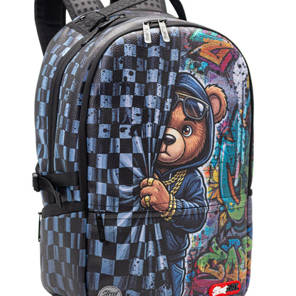 תיק גב Curtain Bear Street Art Pu