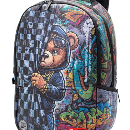תיק גב Curtain Bear Street Art Pu