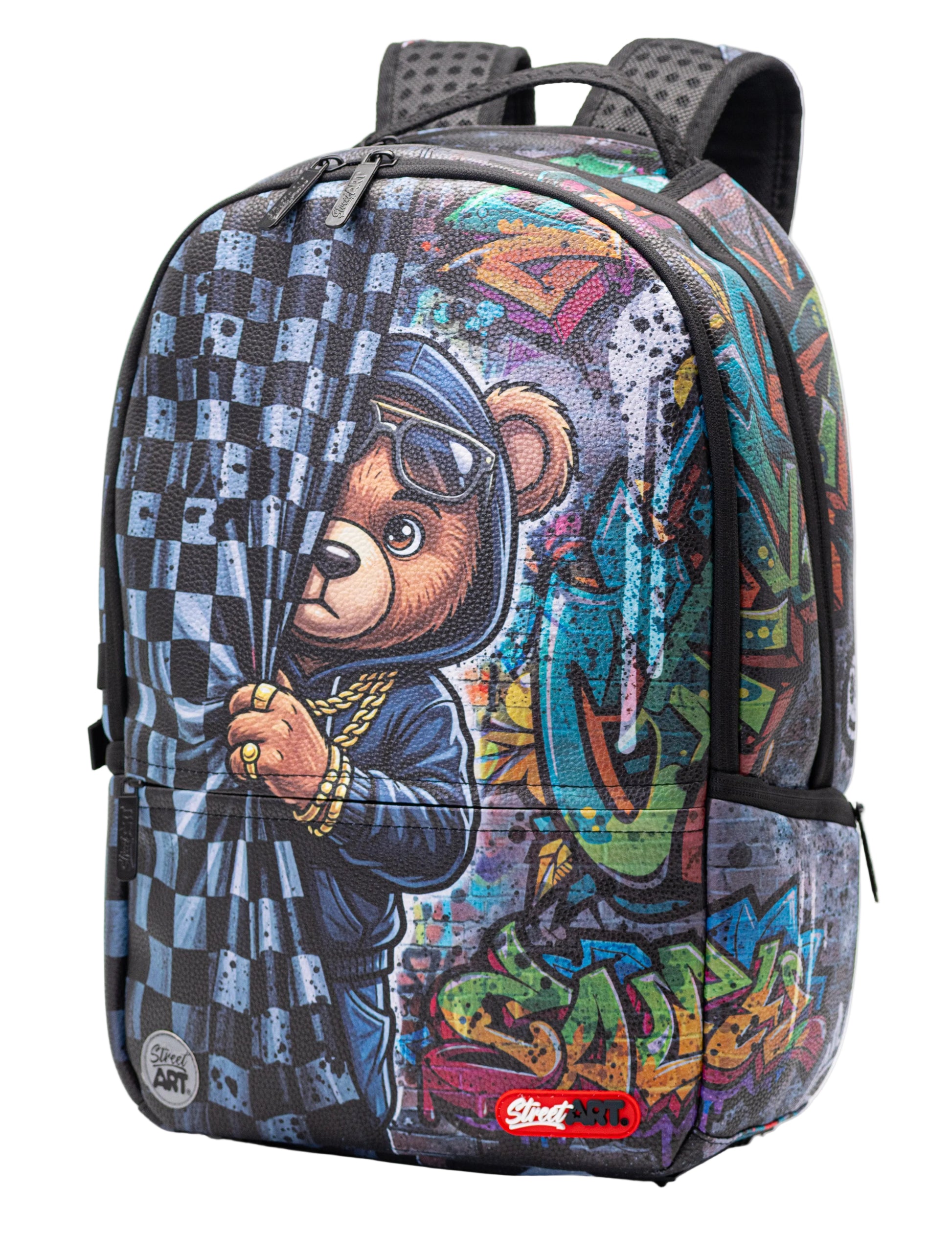 תיק גב Curtain Bear Street Art Pu