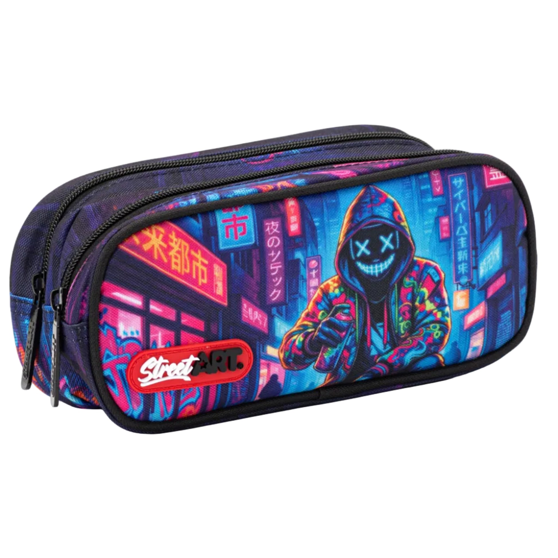 קלמר 2 תאים Neon Boy Street Art