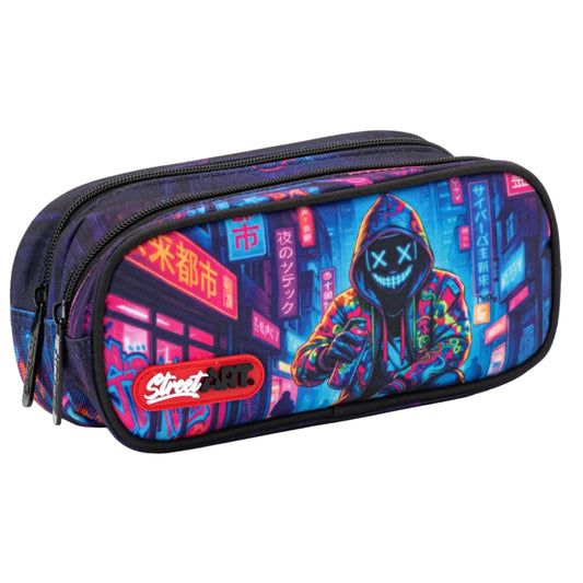 קלמר 2 תאים Neon Boy Street Art