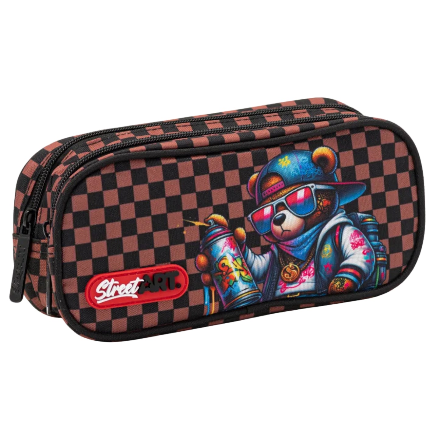 קלמר 2 תאים Spray Bear Street Art