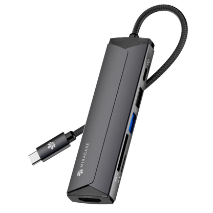 מפצל ה-Miracase MHUB510 הוא פתרון קישוריות מתקדם ורב-תכליתי, המעניק למשתמשי מחשבים ניידים וטאבלטים מודרניים את היכולת להרחיב את אפשרויות העבודה שלהם בקלות ובמהירות.