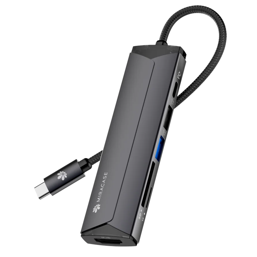 מפצל ה-Miracase MHUB510 הוא פתרון קישוריות מתקדם ורב-תכליתי, המעניק למשתמשי מחשבים ניידים וטאבלטים מודרניים את היכולת להרחיב את אפשרויות העבודה שלהם בקלות ובמהירות.