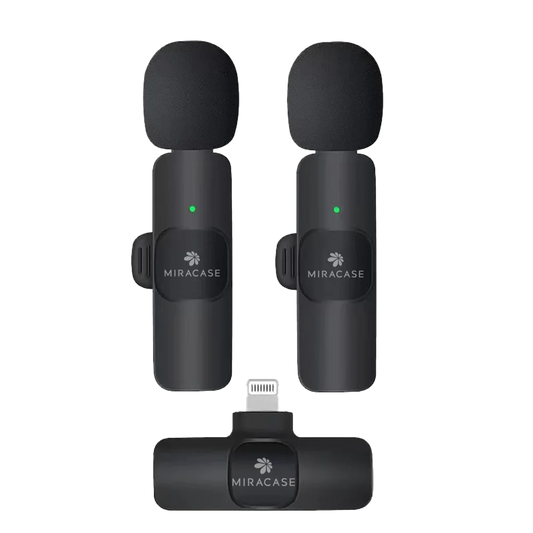 מיקרופון דש אלחוטי כפול MIRACASE MWML650