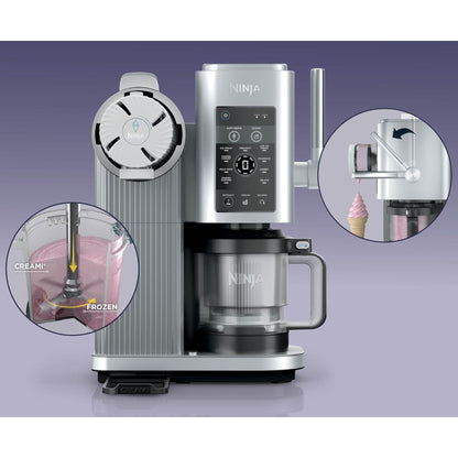 מכונת גלידה וגלידה אמריקאית Ninja Creami Spoon & Spin NC701
