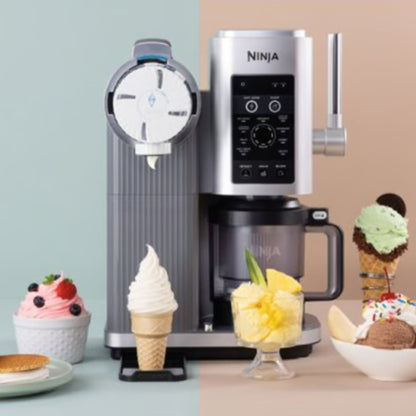 מכונת גלידה וגלידה אמריקאית Ninja Creami Spoon & Spin NC701