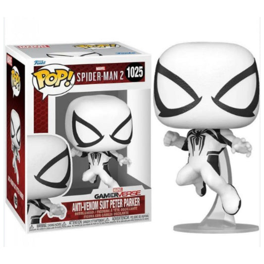 בובת ה-Funko Pop! של ספיידרמן בחליפת ה-Anti-Venom (דגם Peter Parker) היא פריט אספנות מרשים המבוסס על הופעתו האיקונית של הגיבור ממשחק הווידאו המצליח Marvel's Spider-Man 2.
