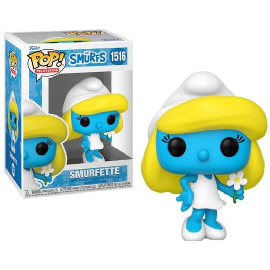 "בובת ה-!Funko Pop של דרדסית עם פרח היא פריט אספנות מתוק ונוסטלגי, המביא לידי ביטוי את הקסם הקלאסי של הדמות האהובה ביותר בכפר הדרדסים בעיצוב ויניל מודרני.